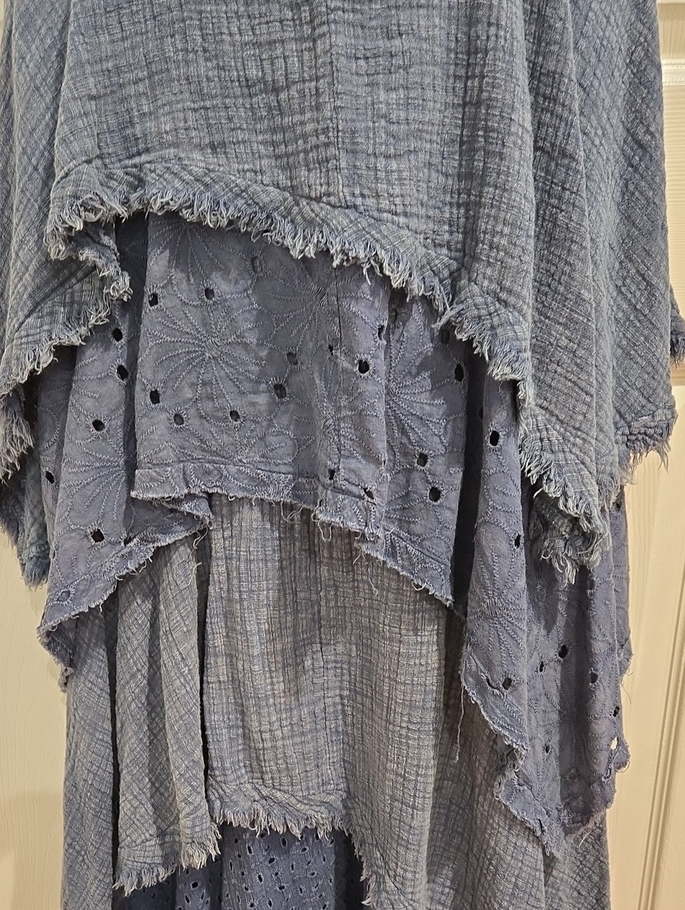 Oli & Hali Tiered Ruffled Maxi Dress L - Picture 3 of 7